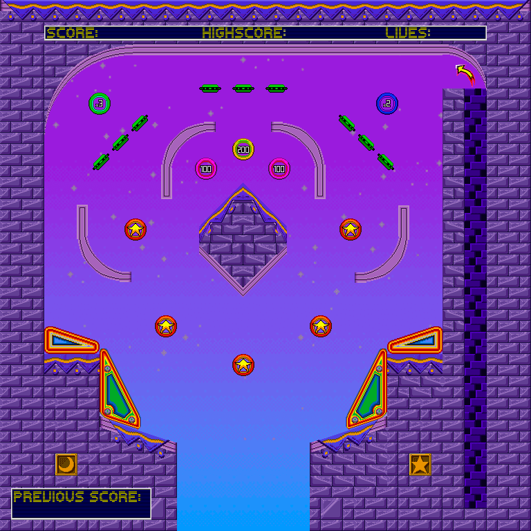 Retro Pinball Game